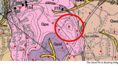 That Historic Sand Pit in Basking Ridge, New Jersey