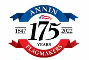 The Annin Flag Company is celebrating its 175th anniversary in 2022 as America's #1 flag maker.