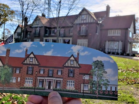 1912 Astor Estate in Basking Ridge Selected as 6th Wooden Historic Village Keepsake