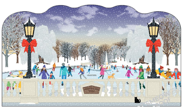 Preliminary rendering of the 100th Anniversary keepsake for Basking Ridge