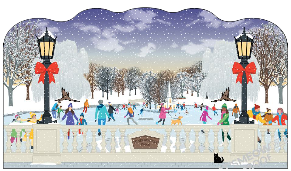 Preliminary rendering of the 100th Anniversary keepsake for Basking Ridge
