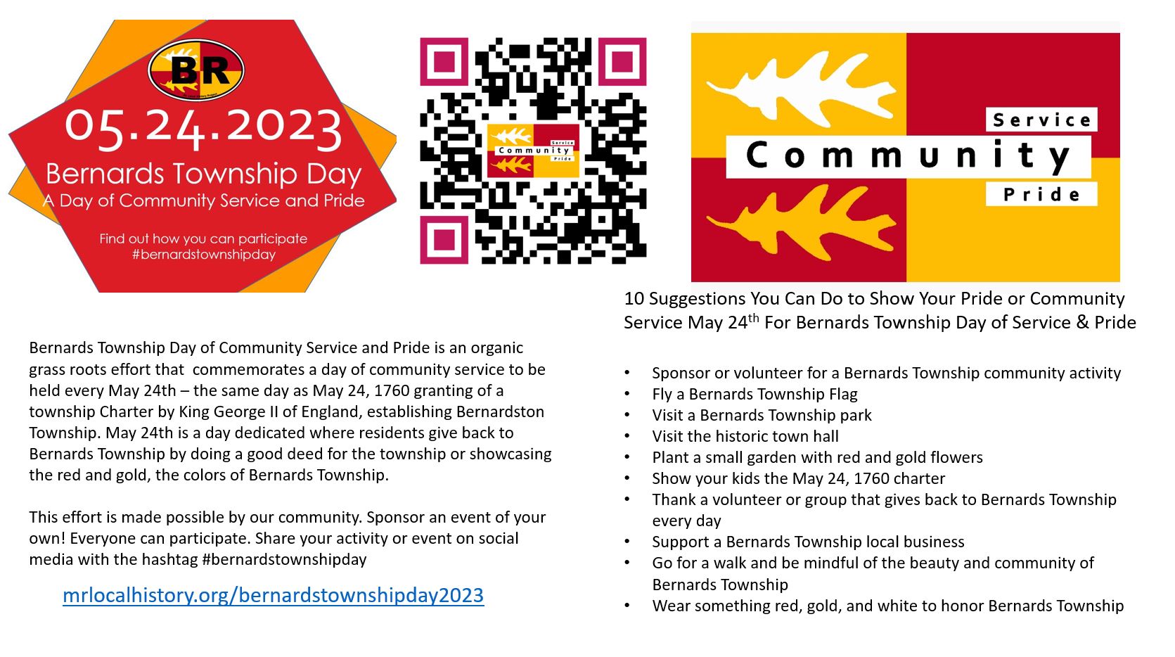 Township Resolution Honors Bernards Township Day Mr. Local History