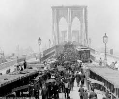 May 24, 1883 opening of the Brooklyn Bridge, known then as the 18th wonder of the world.