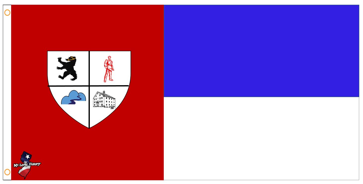 Artist rendering of a possible Bernardsville, New Jersey flag.