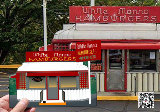 Hackensack’s Historic White Manna Honored With Miniature Wooden Collectible