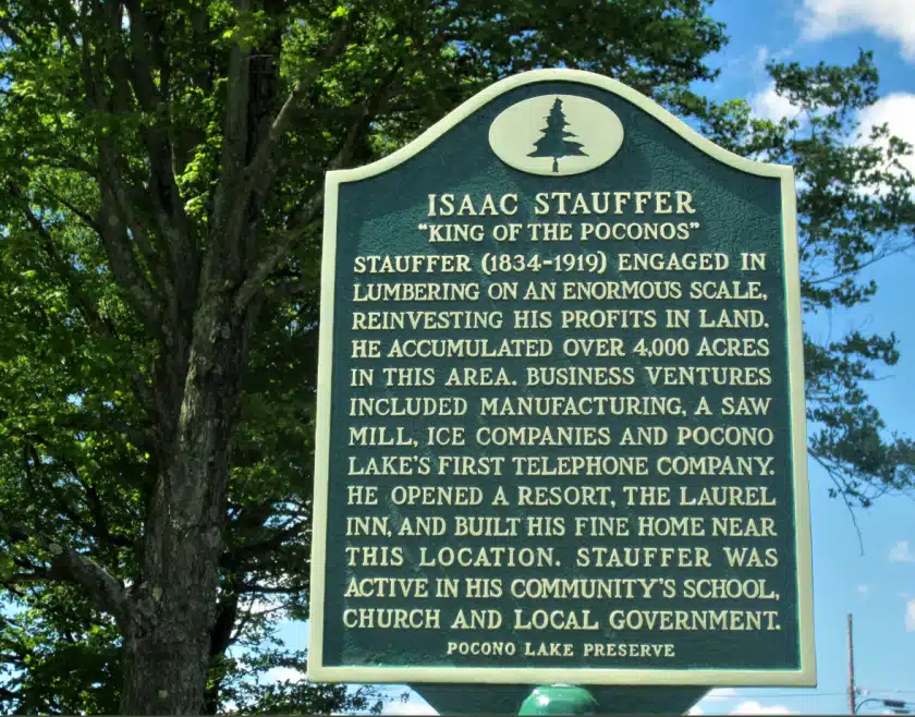 Isaac-Stauffer-King-of-the-Poconos-Marker