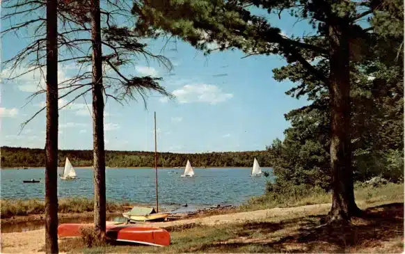 Lake-Naomi-Postcard-1971 Mr Local History Project