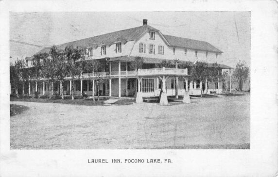 Laurel Inn - Pocono Lake Postcard Mr Local History
