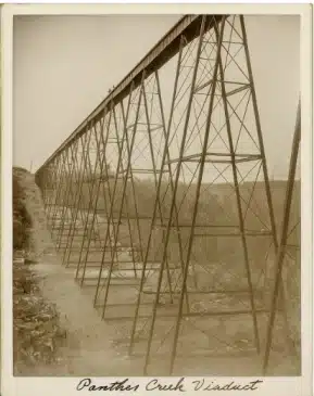 Panther-Creek-Viaduct-Taken-Down-in-1941 Mr Local History