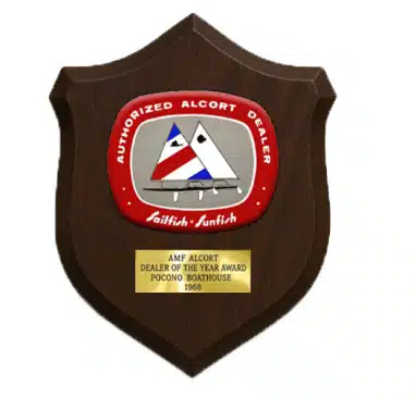AMF Alcort Sunfish Dealer of the Year Award Pocono Boathouse 1998