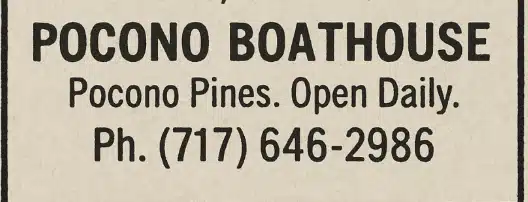Pocono Boathouse Memories - Brooks Betz Mr Local History