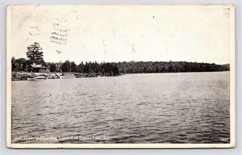 Pocono-Lake-Naomi-Postcard - Mr Local History