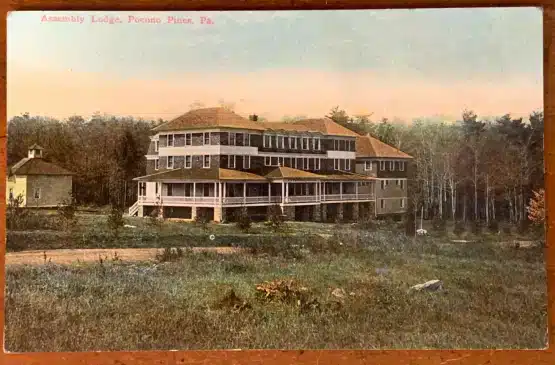 Pocono-Pines-Presbyterian-Assembly-Lodge-ca-1910-Postcard Mr Local History