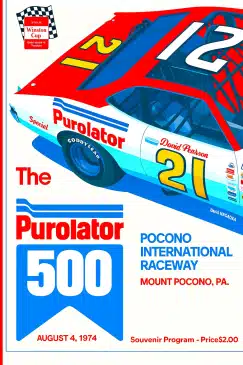 Puralator-500-Aug-1974-Program-Cover