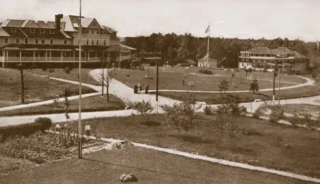 Part of the Assembly Postcard Collection Lake Naomi Pocono Pines History - Mr Local History Project
