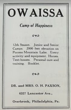 Camp Owaisa Ad