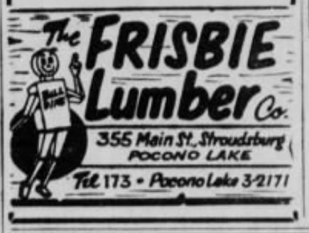 Frisbie Lumber Company Advertisement