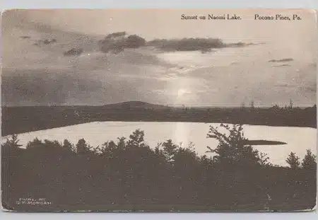 Vintage Lake-Naomi-Postcard Mr Local History