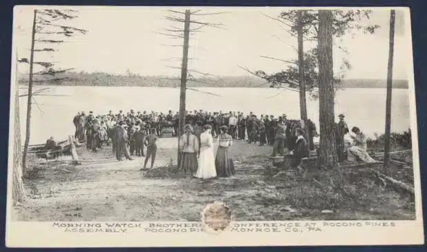 Morning-Watch-Brotherhood-Conference-Pocono-Pines-PA-Postcard-1908 Mr Local History