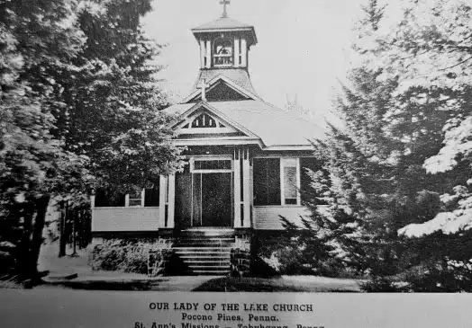 Our_Lady_Lake_Church - Pocono Pines - Mr Local History Project