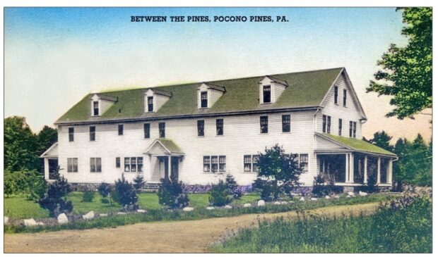 Pines Hotel Route 940 1928 Became Mountaintop Lodge Mr Local History Project Pocono Postcard Collection