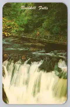 Postcard-Bushkill-Falls - Mr Local History Project