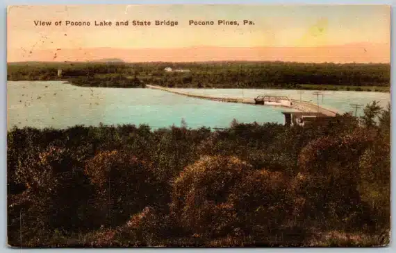 Mr Local History Project Postcard-Pocono-Lake PA