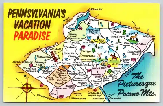 Poconos Postcard Collection - Mr Local History Project