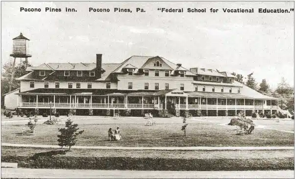 Part of the Assembly Postcard Collection Lake Naomi Pocono Pines History - Mr Local History Project