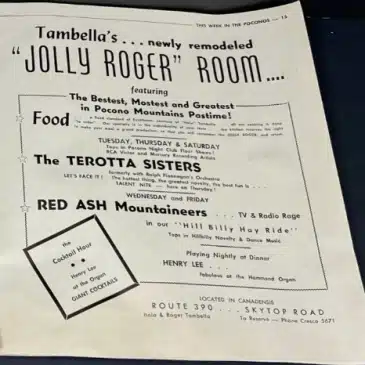 Pocono Historical Business Advertisements- Mr Local History Collection