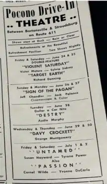 Pocono Historical Business Advertisements- Mr Local History Collection