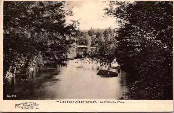 Part of the Assembly Postcard Collection Lake Naomi Pocono Pines History - Mr Local History Project