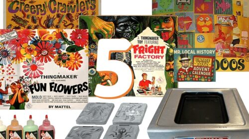 The original Creepy Crawlers Thingmaker set was released in 1964 by Mattel and invented by James Ruddy, who created the idea of heating liquid Plasti Goop in metal molds to make rubbery creatures at home. The first retail price was about $7, and today collectors typically pay $50 to $100 for incomplete sets and $150 to $275 for more complete working sets, with top condition boxed versions sometimes reaching $300 to $400 depending on rarity and accessories.